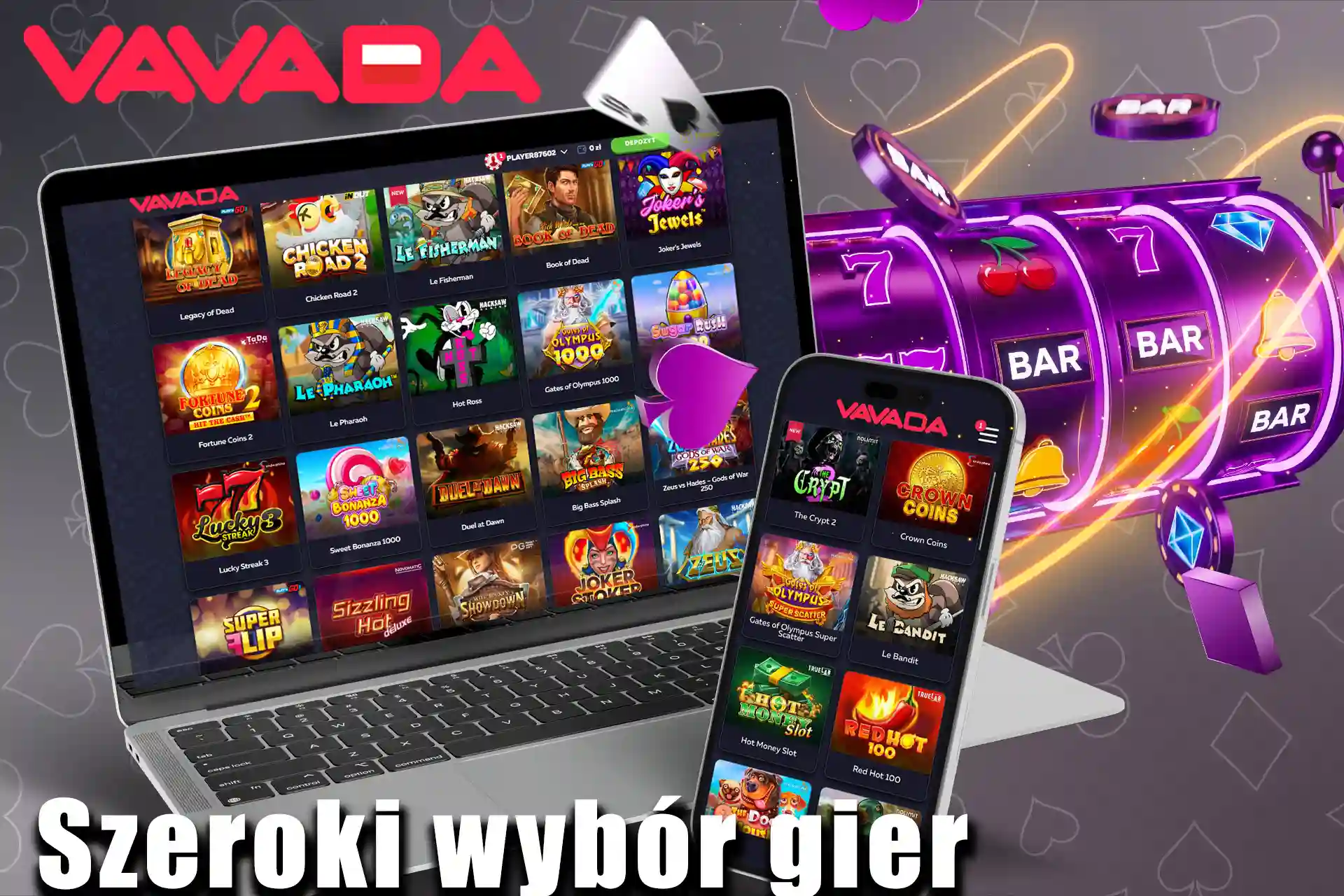 Szeroki wybór gier w Vavada Casino – automaty, live casino i gry instant